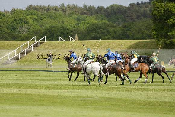 Maiz Dulce v Ghost Chilli in the Easebourne Cup final Polo match 2013.06.09
