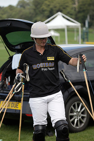 Montana v Maiz Dulce in the Uber 12 goal Final polo match played on Lawns 1 at Cowdray Park Polo Club on Sunday 26 August 2012