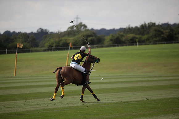 Montana v Maiz Dulce in the Uber 12 goal Final polo match played on Lawns 1 at Cowdray Park Polo Club on Sunday 26 August 2012