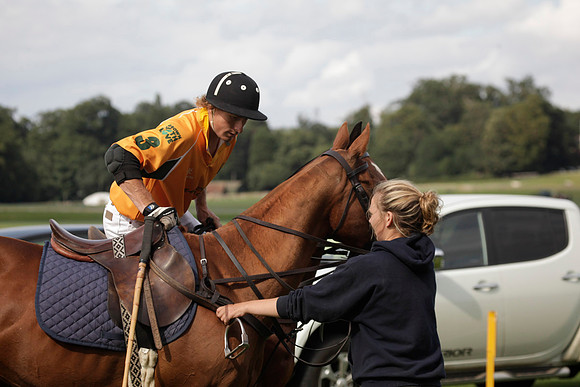 Montana v Maiz Dulce in the Uber 12 goal Final polo match played on Lawns 1 at Cowdray Park Polo Club on Sunday 26 August 2012