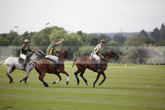 Maiz Dulce v Combe in a Brecknock Cup polo match played on Ambersham 2 at Cowdray Park Polo Club on Friday 17 August 2012