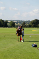 Pluma Negra (white) v Shoreline (black) in the Brecknock Cup Subsidiary final polo match played on Sunday 25 August 2013 at Cowdray Park Polo Club on Ambersham 1. 2013.10.12 www.polopictures.co.uk