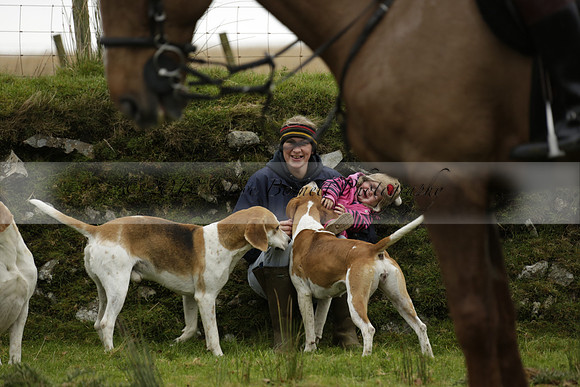 Devon & Somerset Staghounds meet at Larkbarrow Corner. North Devon. 2013.10.18 www.polopictures.co.uk