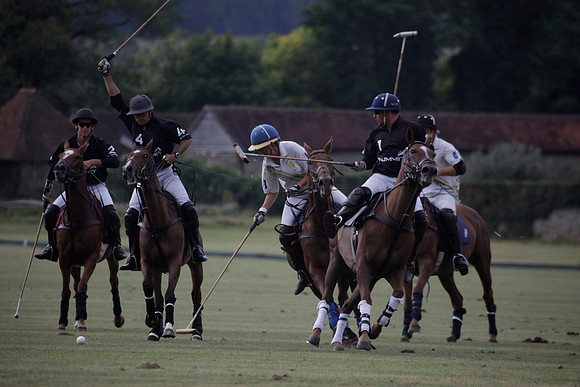 Summit v Combe Place in a West Sussex Cup polo match played on River at Cowdray Park Polo Club on Tuesday 21 August 2012