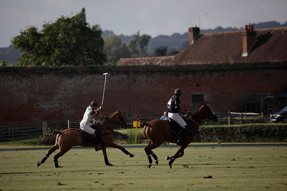 Summit v Combe Place in a West Sussex Cup polo match played on River at Cowdray Park Polo Club on Tuesday 21 August 2012