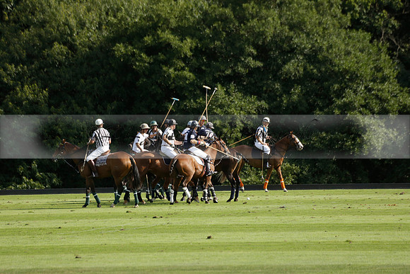 Pandas (white) v Home Farm (navy) in a Park House West Sussex Cup Polo match on Brooksfield at Cowdray Park Polo Club on Friday 30 August 2013. 2013.08.30 www.polopictures.co.uk