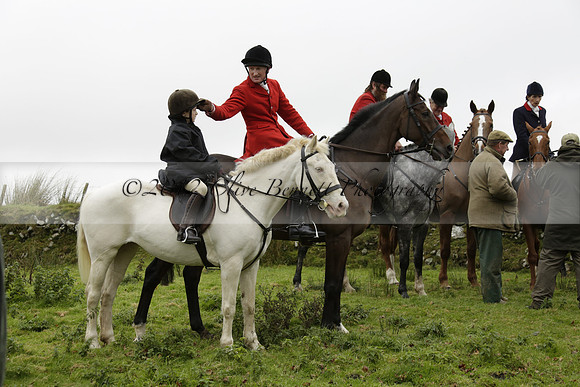 Devon & Somerset Staghounds meet at Larkbarrow Corner. North Devon. 2013.10.18 www.polopictures.co.uk