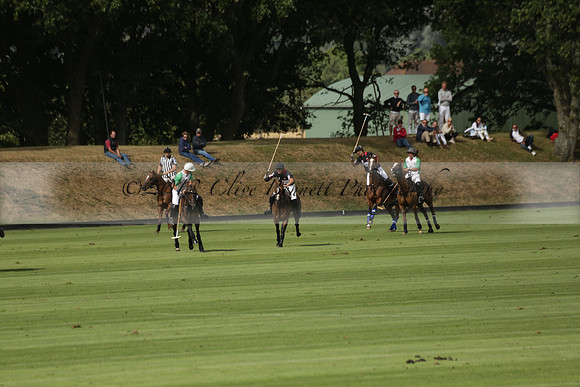 Jaeger Le Coultre (black)  v Wairakei Pastoral (white) in a Jaeger Le Coultre Holden White Cup polo match played on 29 July 2013 at Cowdray Park Polo Club on Brooksfieldwww.polopictures.co.uk