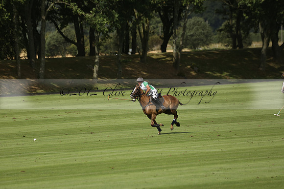 Jaeger Le Coultre (black)  v Wairakei Pastoral (white) in a Jaeger Le Coultre Holden White Cup polo match played on 29 July 2013 at Cowdray Park Polo Club on Brooksfieldwww.polopictures.co.uk