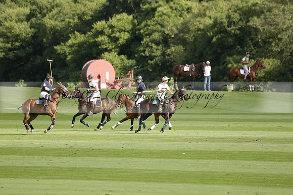 Pandas (white) v Home Farm (navy) in a Park House West Sussex Cup Polo match on Brooksfield at Cowdray Park Polo Club on Friday 30 August 2013. 2013.08.30 www.polopictures.co.uk