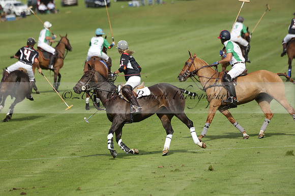 Jaeger Le Coultre (black)  v Wairakei Pastoral (white) in a Jaeger Le Coultre Holden White Cup polo match played on 29 July 2013 at Cowdray Park Polo Club on Brooksfieldwww.polopictures.co.uk