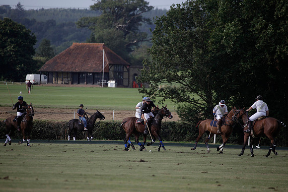 Summit v Combe Place in a West Sussex Cup polo match played on River at Cowdray Park Polo Club on Tuesday 21 August 2012