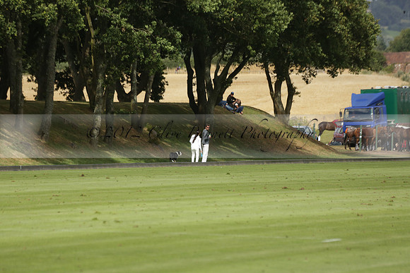 Jaeger Le Coultre (black)  v Wairakei Pastoral (white) in a Jaeger Le Coultre Holden White Cup polo match played on 29 July 2013 at Cowdray Park Polo Club on Brooksfieldwww.polopictures.co.uk