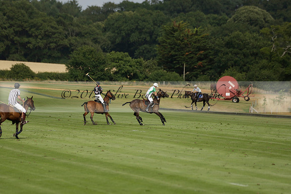 Jaeger Le Coultre (black)  v Wairakei Pastoral (white) in a Jaeger Le Coultre Holden White Cup polo match played on 29 July 2013 at Cowdray Park Polo Club on Brooksfieldwww.polopictures.co.uk