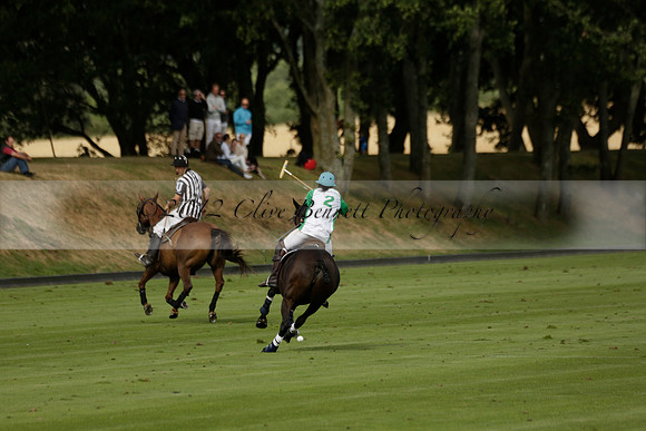 Jaeger Le Coultre (black)  v Wairakei Pastoral (white) in a Jaeger Le Coultre Holden White Cup polo match played on 29 July 2013 at Cowdray Park Polo Club on Brooksfieldwww.polopictures.co.uk