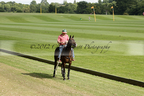 Pandas (white) v Home Farm (navy) in a Park House West Sussex Cup Polo match on Brooksfield at Cowdray Park Polo Club on Friday 30 August 2013. 2013.08.30 www.polopictures.co.uk