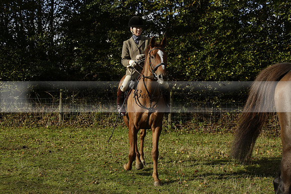 Devon & Somerset StagHounds meet at Five Cross Ways on Thursday 17 October 2013. 2013.10.17 www.polopictures.co.uk