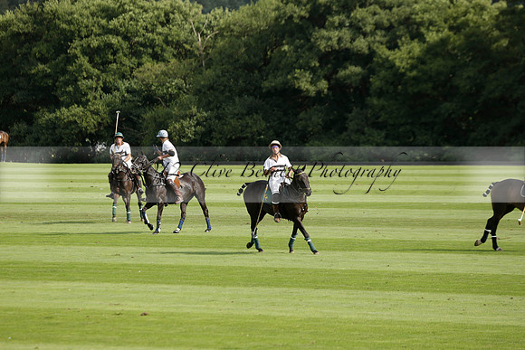 Pandas (white) v Home Farm (navy) in a Park House West Sussex Cup Polo match on Brooksfield at Cowdray Park Polo Club on Friday 30 August 2013. 2013.08.30 www.polopictures.co.uk