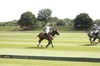 Combe Place (blue) v Silver Fox (white) in a Park House West Sussex Cup Polo match on Ambersham 1 at Cowdray Park Polo Club on Friday 30 August 2013. 2013.08.30 www.polopictures.co.uk