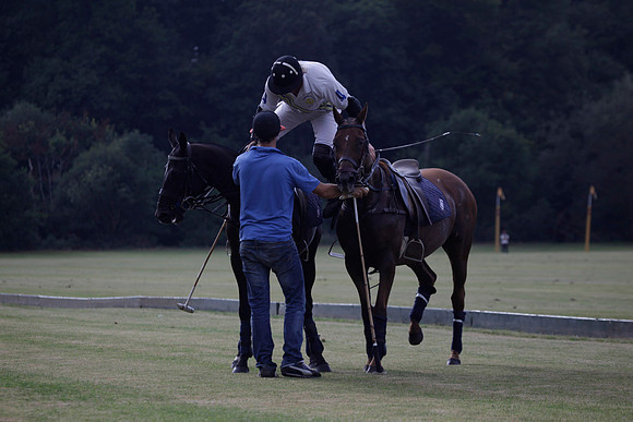 Summit v Combe Place in a West Sussex Cup polo match played on River at Cowdray Park Polo Club on Tuesday 21 August 2012