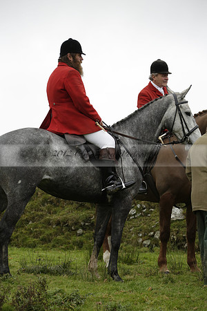Devon & Somerset Staghounds meet at Larkbarrow Corner. North Devon. 2013.10.18 www.polopictures.co.uk