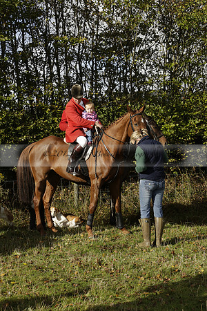 Devon & Somerset StagHounds meet at Five Cross Ways on Thursday 17 October 2013. 2013.10.17 www.polopictures.co.uk