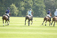Ghost Chilli (blue) v Somerton (pale blue) in a Lodsworth 4 Goal polo match played on Sunday 25 August 2013 at Cowdray Park Polo Club on Brooksfield. 2013.10.12 www.polopictures.co.uk