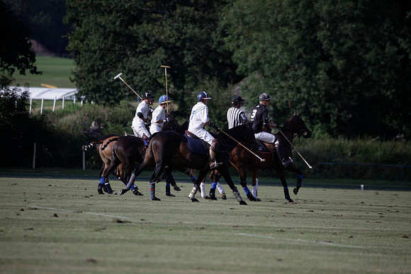Summit v Combe Place in a West Sussex Cup polo match played on River at Cowdray Park Polo Club on Tuesday 21 August 2012