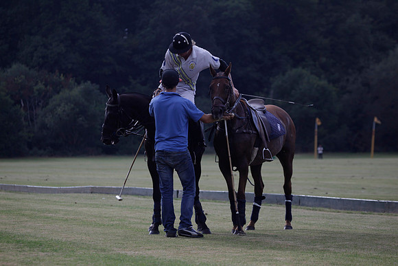 Summit v Combe Place in a West Sussex Cup polo match played on River at Cowdray Park Polo Club on Tuesday 21 August 2012