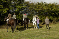 Devon & Somerset StagHounds meet at Five Cross Ways on Thursday 17 October 2013. 2013.10.17 www.polopictures.co.uk