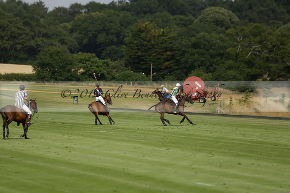 Jaeger Le Coultre (black)  v Wairakei Pastoral (white) in a Jaeger Le Coultre Holden White Cup polo match played on 29 July 2013 at Cowdray Park Polo Club on Brooksfieldwww.polopictures.co.uk