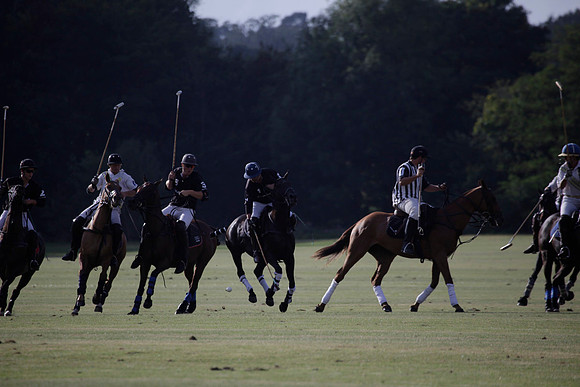 Summit v Combe Place in a West Sussex Cup polo match played on River at Cowdray Park Polo Club on Tuesday 21 August 2012