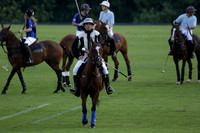 Ghost Chilli (blue) v Somerton (pale blue) in a Lodsworth 4 Goal polo match played on Sunday 25 August 2013 at Cowdray Park Polo Club on Brooksfield. 2013.10.12 www.polopictures.co.uk