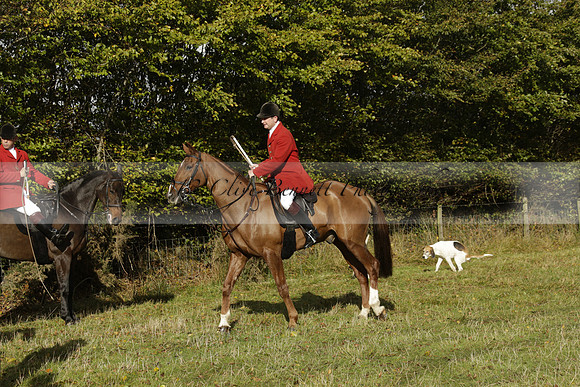 Devon & Somerset StagHounds meet at Five Cross Ways on Thursday 17 October 2013. 2013.10.17 www.polopictures.co.uk