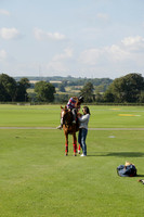 Pluma Negra (white) v Shoreline (black) in the Brecknock Cup Subsidiary final polo match played on Sunday 25 August 2013 at Cowdray Park Polo Club on Ambersham 1. 2013.10.12 www.polopictures.co.uk