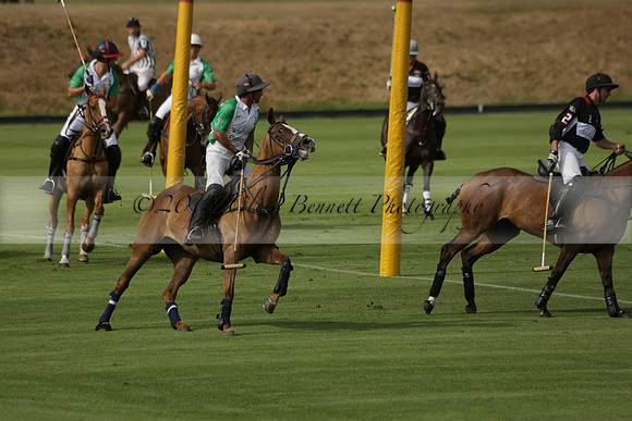 Jaeger Le Coultre (black)  v Wairakei Pastoral (white) in a Jaeger Le Coultre Holden White Cup polo match played on 29 July 2013 at Cowdray Park Polo Club on Brooksfieldwww.polopictures.co.uk