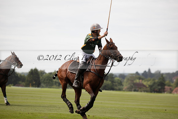Maiz Dulce v Combe in a Brecknock Cup polo match played on Ambersham 2 at Cowdray Park Polo Club on Friday 17 August 2012