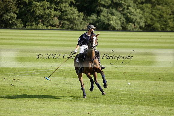 Pandas (white) v Home Farm (navy) in a Park House West Sussex Cup Polo match on Brooksfield at Cowdray Park Polo Club on Friday 30 August 2013. 2013.08.30 www.polopictures.co.uk