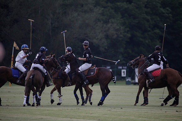 Summit v Combe Place in a West Sussex Cup polo match played on River at Cowdray Park Polo Club on Tuesday 21 August 2012