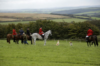 Devon & Somerset Stag Hounds meet at Hillhead Cross 2013.10.14