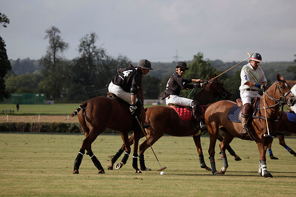 Summit v Combe Place in a West Sussex Cup polo match played on River at Cowdray Park Polo Club on Tuesday 21 August 2012