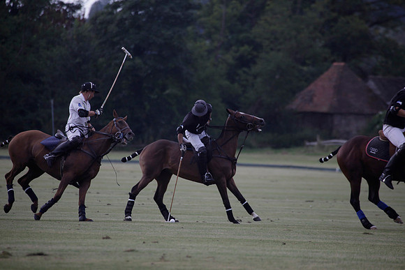 Summit v Combe Place in a West Sussex Cup polo match played on River at Cowdray Park Polo Club on Tuesday 21 August 2012