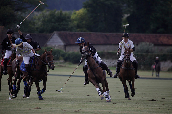 Summit v Combe Place in a West Sussex Cup polo match played on River at Cowdray Park Polo Club on Tuesday 21 August 2012