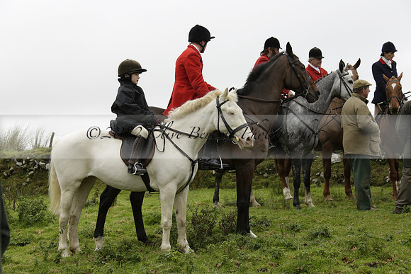 Devon & Somerset Staghounds meet at Larkbarrow Corner. North Devon. 2013.10.18 www.polopictures.co.uk
