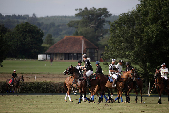 Summit v Combe Place in a West Sussex Cup polo match played on River at Cowdray Park Polo Club on Tuesday 21 August 2012