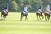 Ghost Chilli (blue) v Somerton (pale blue) in a Lodsworth 4 Goal polo match played on Sunday 25 August 2013 at Cowdray Park Polo Club on Brooksfield. 2013.10.12 www.polopictures.co.uk