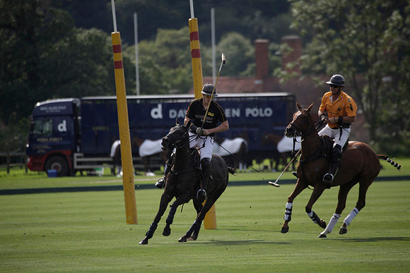 Montana v Maiz Dulce in the Uber 12 goal Final polo match played on Lawns 1 at Cowdray Park Polo Club on Sunday 26 August 2012