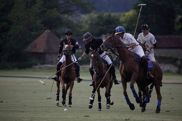 Summit v Combe Place in a West Sussex Cup polo match played on River at Cowdray Park Polo Club on Tuesday 21 August 2012