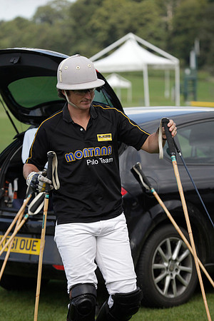 Montana v Maiz Dulce in the Uber 12 goal Final polo match played on Lawns 1 at Cowdray Park Polo Club on Sunday 26 August 2012