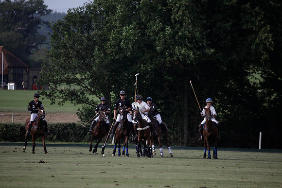 Summit v Combe Place in a West Sussex Cup polo match played on River at Cowdray Park Polo Club on Tuesday 21 August 2012